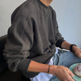 Men's Vintage Washed Crew Neck Sweatshirt
