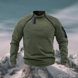 Men's Half Zip Fleece Pullover Sweater