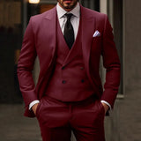 Men's Three Piece Business Suit Set