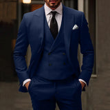Men's Three Piece Business Suit Set