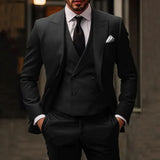 Men's Three Piece Business Suit Set