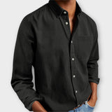 Men's Chambray Button-Up Shirt