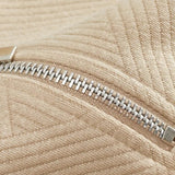 Men's Quarter Zip Ribbed Knit Sweater