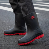Men's Waterproof Rubber Rain Boots