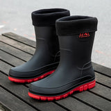 Men's Waterproof Rubber Rain Boots