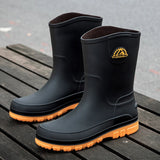 Men's Waterproof Rubber Rain Boots