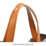 Women's Grey Leather Bag