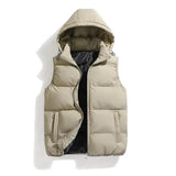 Men's Hooded Quilted Puffer Vest
