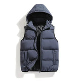 Men's Hooded Quilted Puffer Vest