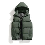 Men's Hooded Quilted Puffer Vest