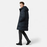 Men's Hooded Longline Puffer Coat