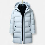 Men's Hooded Longline Puffer Coat