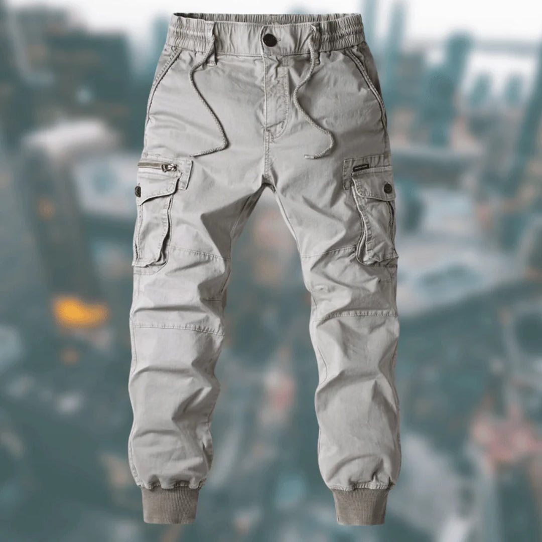 Men's Tactical Cargo Joggers with Reinforced Knees