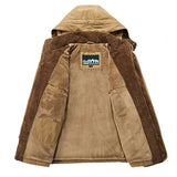 Men's Hooded Winter Parka Jacket