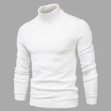 Men's Slim-Fit Roll Neck Long Sleeve Sweater