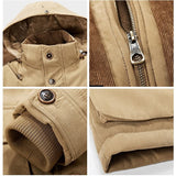 Men's Hooded Winter Parka Jacket