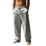 Men's Linen Drawstring Trousers