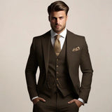 Men's Three Piece Slim Fit Suit