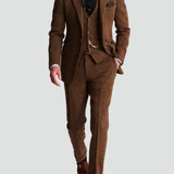 Men's Brown Tweed Blazer