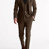 Men's Brown Tweed Blazer