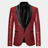 Men's Sequin Blazer Jacket