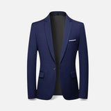 Men's Slim Fit Notched Lapel Blazer
