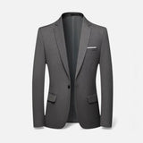 Men's Slim Fit Notched Lapel Blazer