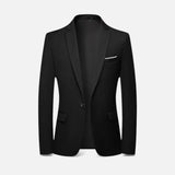 Men's Slim Fit Notched Lapel Blazer