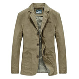 Men's Vintage Button Blazer Jacket