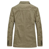 Men's Vintage Button Blazer Jacket