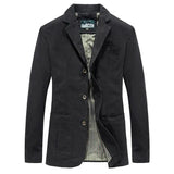 Men's Vintage Button Blazer Jacket