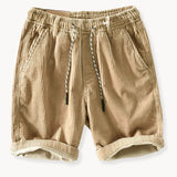 Men's Drawstring Corduroy Shorts