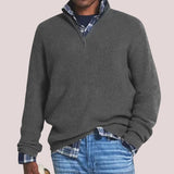 Men's V-Neck Cable Knit Sweater