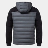 Men's Hooded Hybrid Quilted Jacket