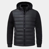Men's Hooded Hybrid Quilted Jacket