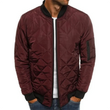 Men's Diamond Quilted Bomber Jacket