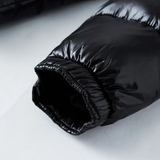 Men's Glossy Hooded Puffer Jacket