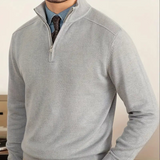 Men's Half Zip Fine Knit Sweater