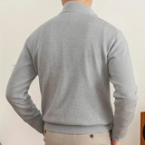 Men's Half Zip Fine Knit Sweater