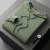 Men's Knit Hooded Pullover Sweater