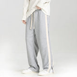 Men's Striped Drawstring Jogger Pants