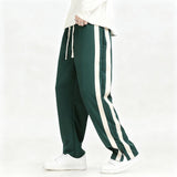 Men's Striped Drawstring Jogger Pants