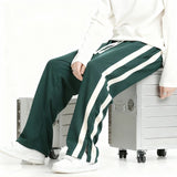 Men's Striped Drawstring Jogger Pants