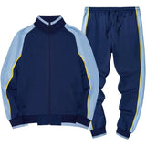 Men's Contrast Panel Tracksuit Set