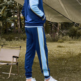 Men's Contrast Panel Tracksuit Set