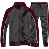 Men's Contrast Panel Tracksuit Set