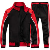 Men's Contrast Panel Tracksuit Set
