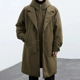 Men's Hooded Longline Parka Coat
