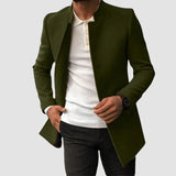 Men's Slim Fit Long Blazer Jacket