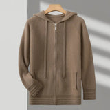 Men's Full Zip Knit Hoodie
